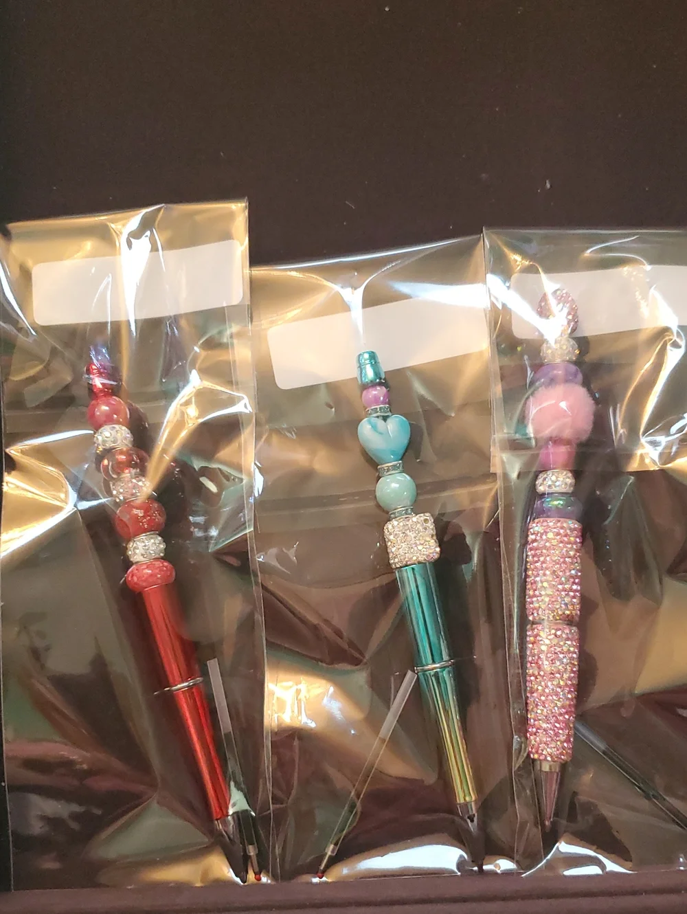 Sparkle Beaded Pen - Red, Teal, Pink $12.00 REASONABLE OFFER ACCEPTED